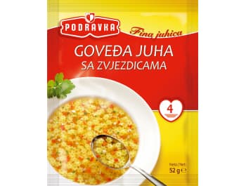 Podravka beef soup with stars 52 g