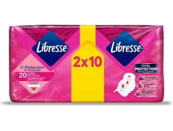 Libresse Freshness & Protection Higijenski ulošci s krilcima Ultra 20 kom